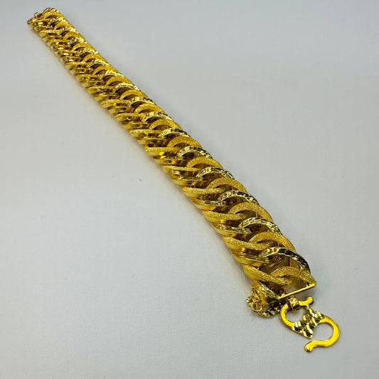 22k / 916 Gold Bold Sandy Lipan Bracelet - Best Gold Shop 22k gold 22k gold bracelet 916 gold Bracelets