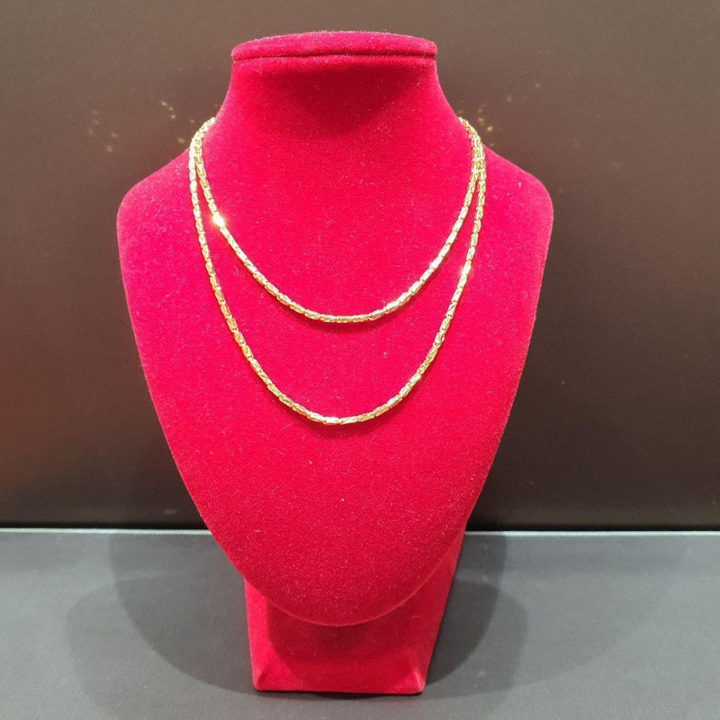 22k / 916 Gold Box Cutting Necklace - Best Gold Shop 22k gold 22k gold chain 22k gold necklace Necklaces