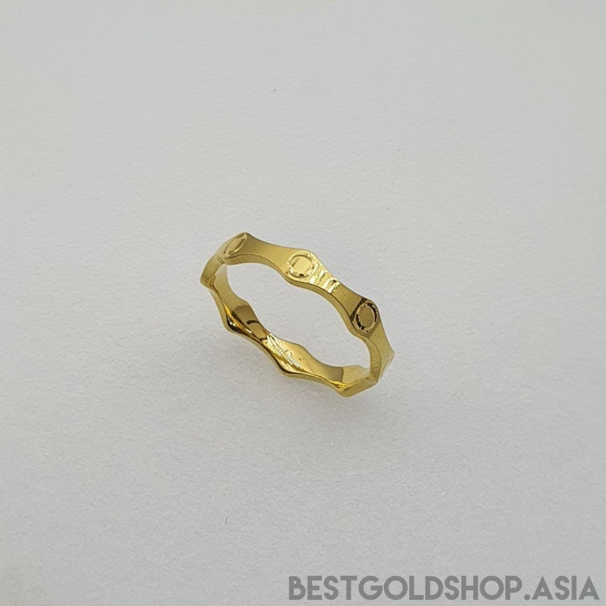 22k / 916 Gold C nail Ring smooth finish - Best Gold Shop 22k gold 22k gold ring 916 gold 916 gold