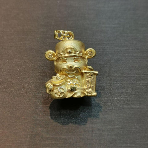 22k / 916 Gold Cai Shen Ye Pendant by Best Gold ShopCharms & PendantsBest Gold Shop