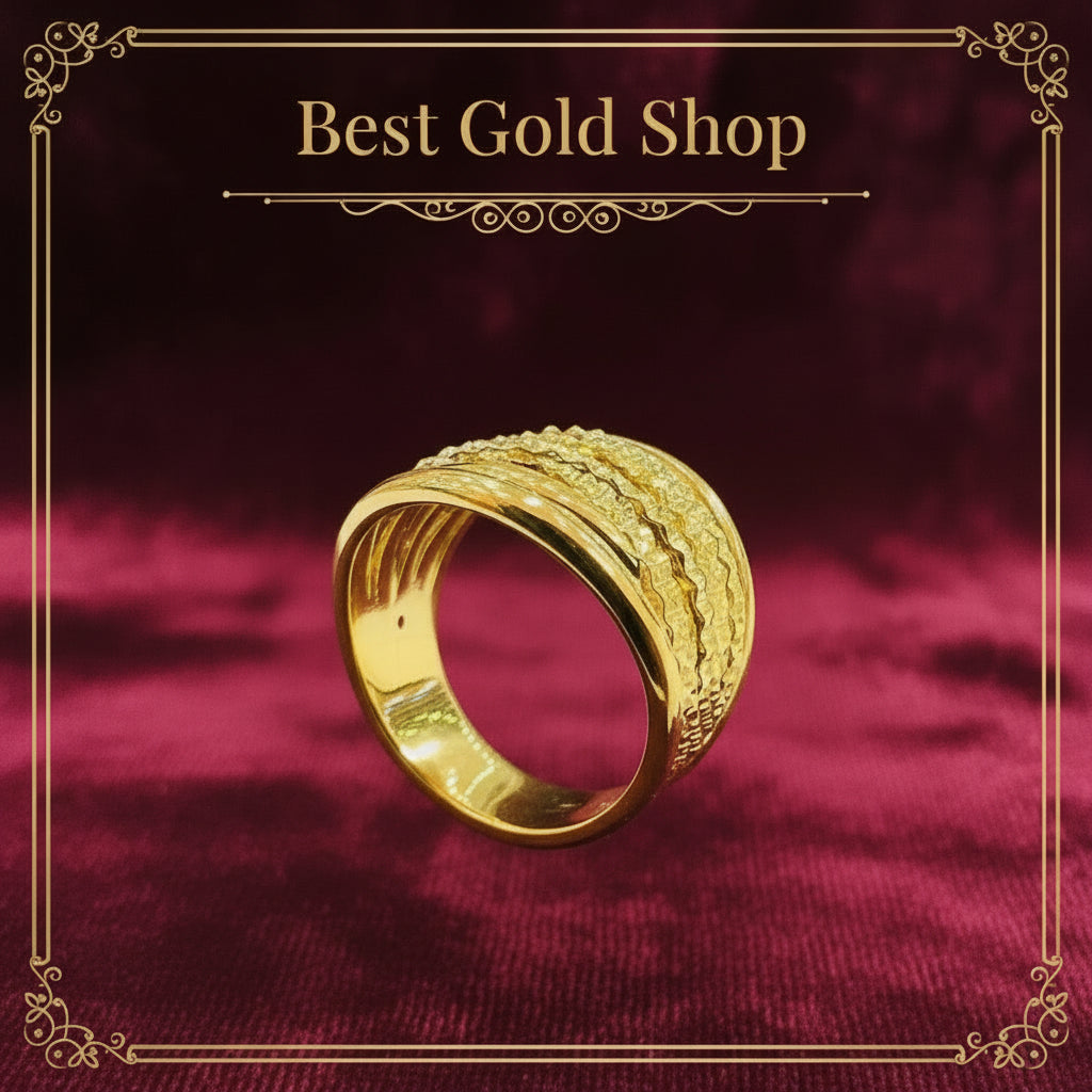 22k / 916 Gold Cavernous Ring New Design - 22k gold 22k gold ring 916 gold Rings