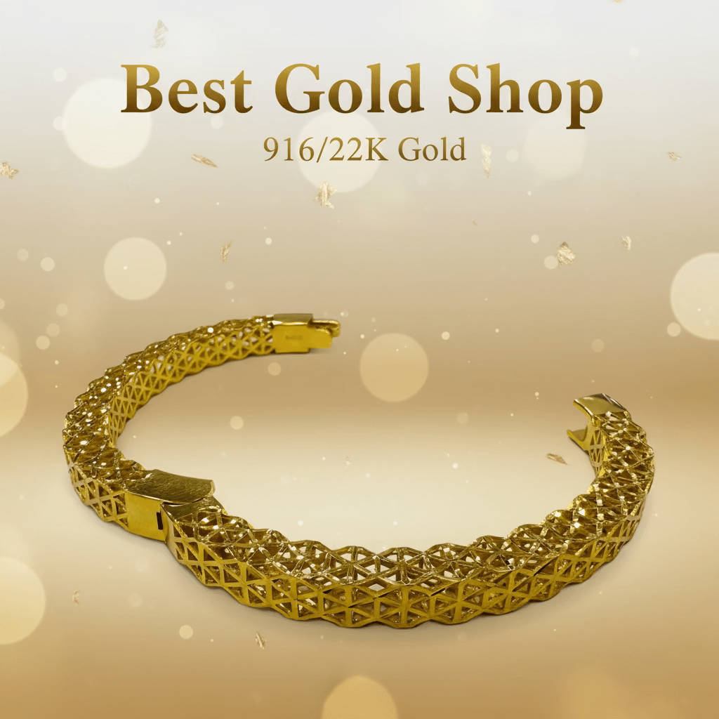 22K / 916 Gold Celestial Bangle by Best Gold ShopBraceletsBest Gold Shop