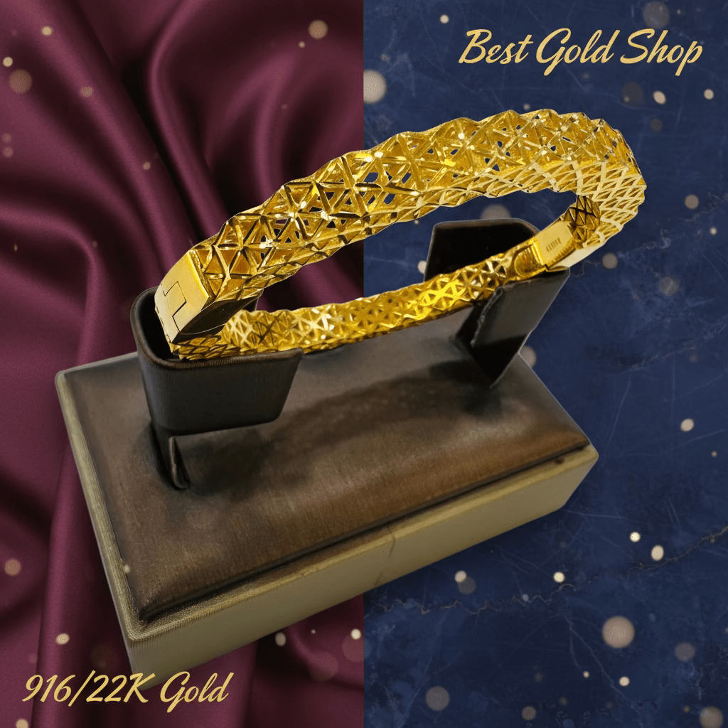 22K / 916 Gold Celestial Bangle by Best Gold ShopBraceletsBest Gold Shop