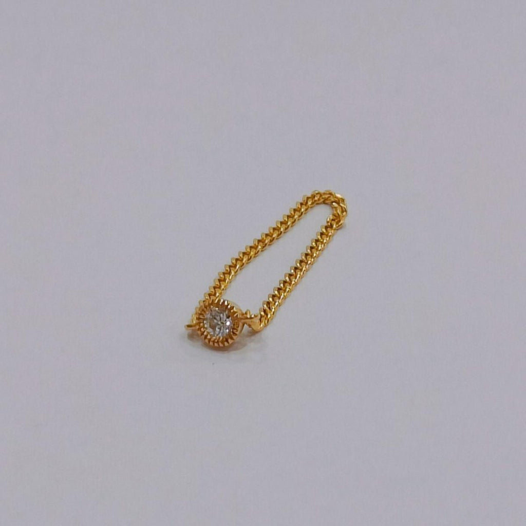 22k / 916 Gold Chain Diamond Ring - Best Gold Shop 22k gold 22k gold ring 916 gold 916 gold