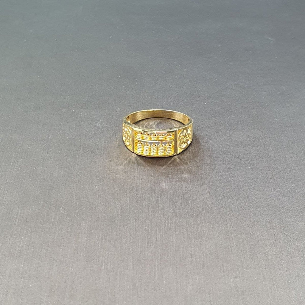 22k / 916 Gold Chinese word Fa(發）Huat Abacus Ring - Best Gold Shop 22k gold 22k gold ring 916 gold Rings