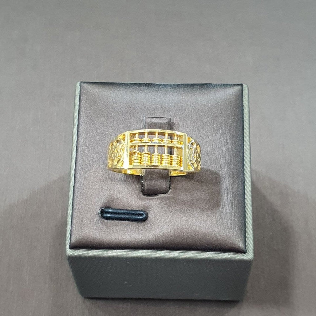 22k / 916 Gold Chinese word Fa(發）Huat Abacus Ring - Best Gold Shop 22k gold 22k gold ring 916 gold Rings