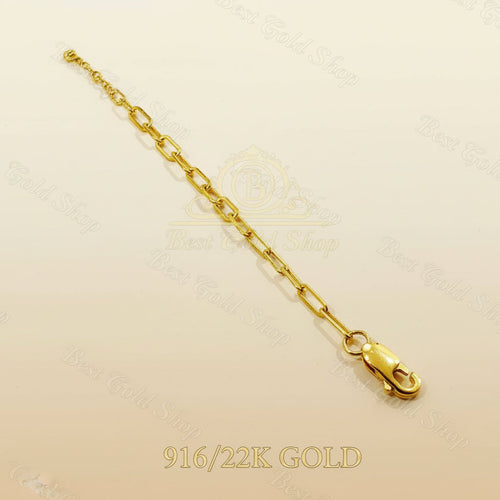 22k / 916 Gold Clip Bracelet V3 by Best Gold ShopBraceletsBest Gold Shop