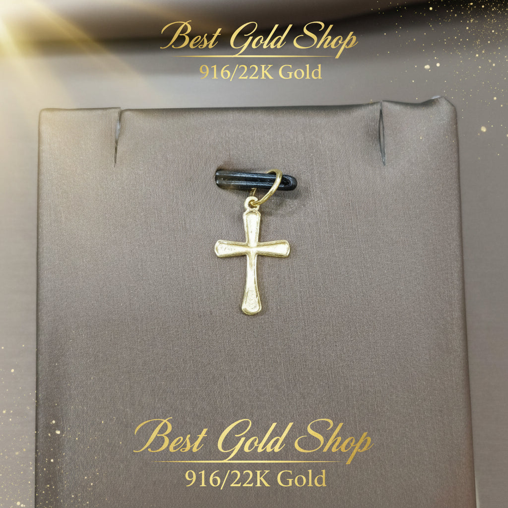 22k / 916 Gold Cross Pendant by Best Gold ShopCharms & PendantsBest Gold Shop