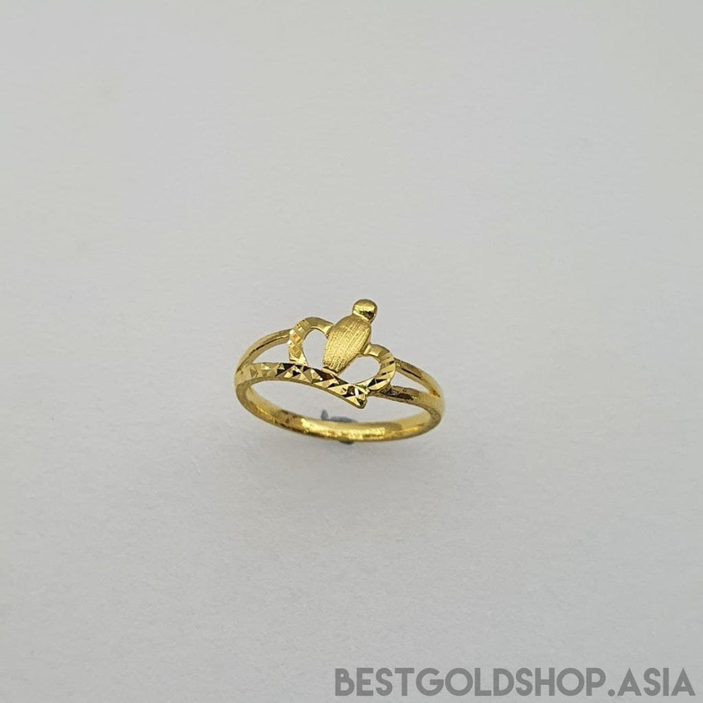 22k / 916 Gold Crown Ring V2 - Best Gold Shop 22k gold 22k gold ring 916 gold 916 gold