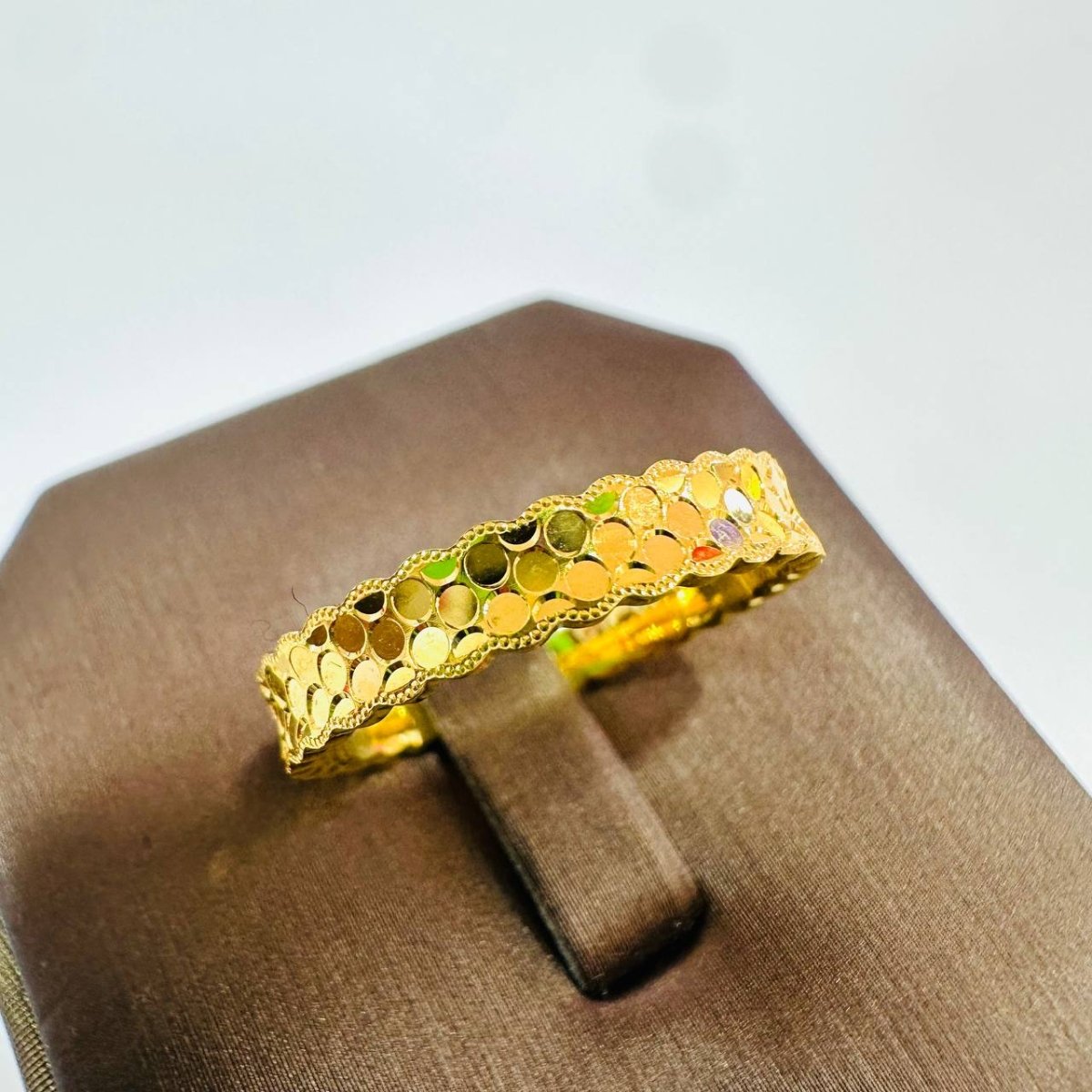 22k / 916 Gold Crush Diamond Cutting Ring - Best Gold Shop 22k gold 22k gold ring 916 gold Rings