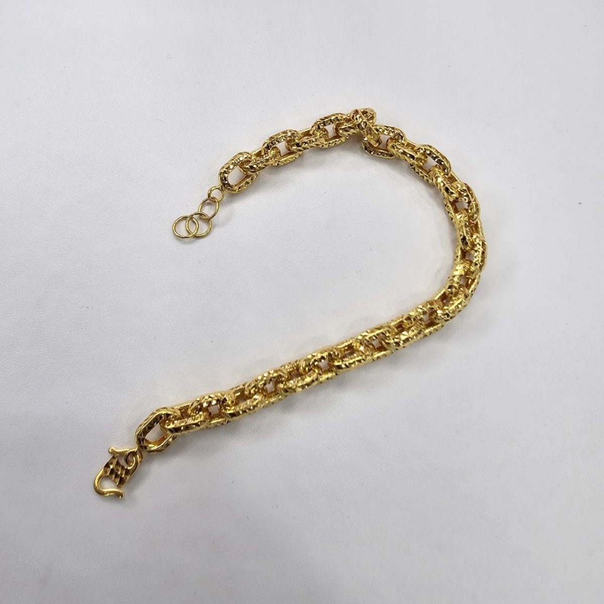 22k / 916 Gold Cutting Anchor Bracelet V6 by Best Gold Shop - Best Gold Shop 22k gold 22k gold bracelet 916 gold Bracelets