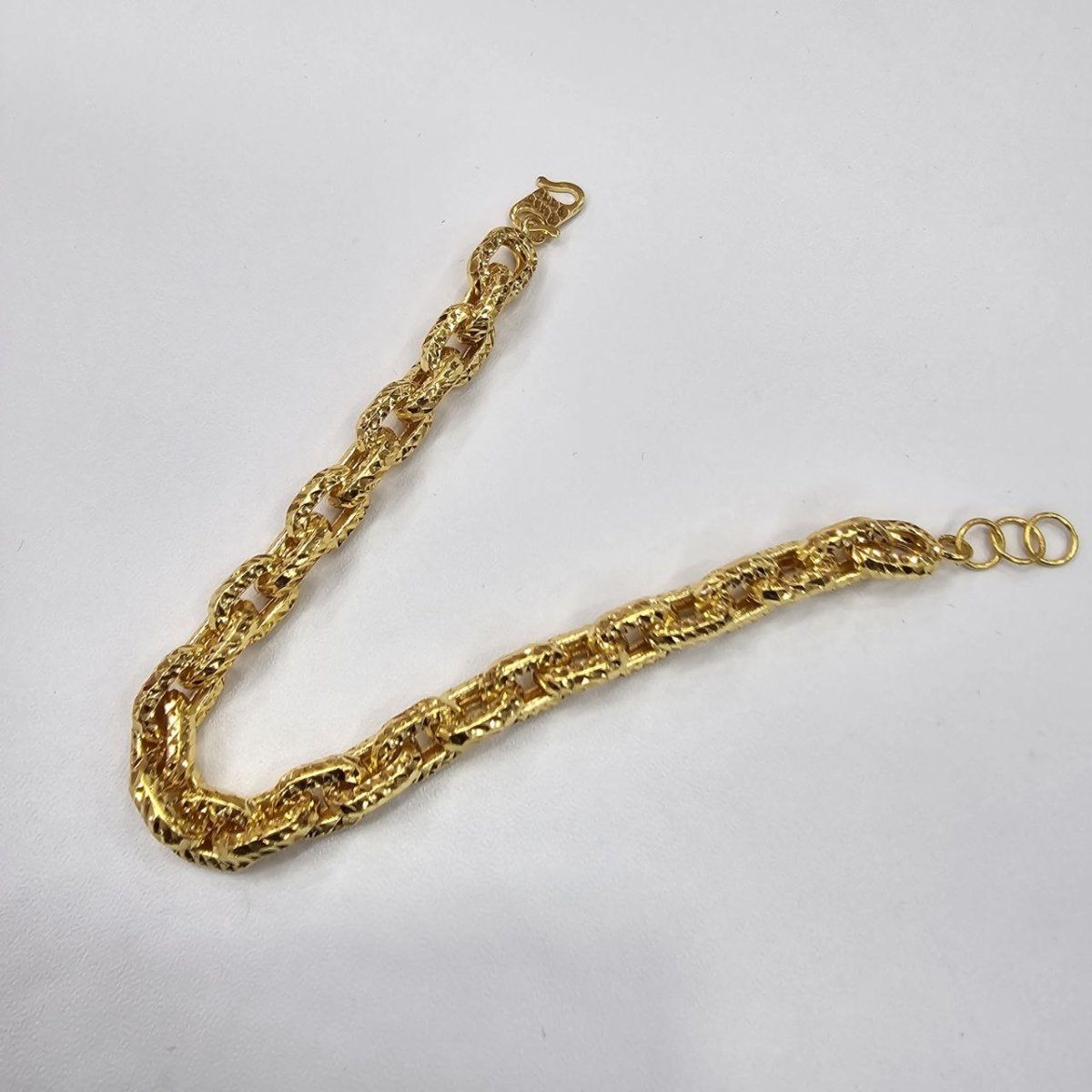 22k / 916 Gold Cutting Anchor Bracelet V6 by Best Gold Shop - Best Gold Shop 22k gold 22k gold bracelet 916 gold Bracelets