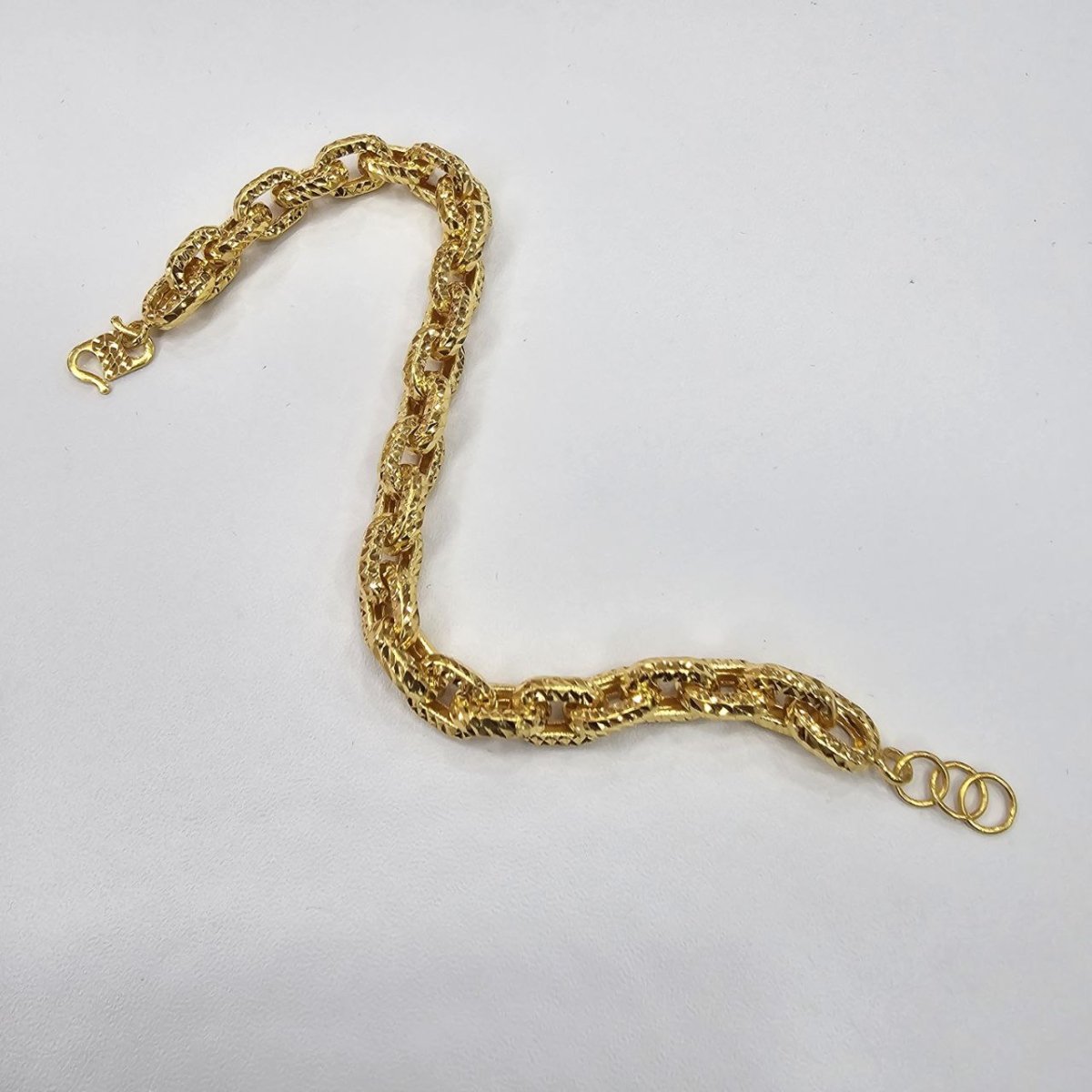 22k / 916 Gold Cutting Anchor Bracelet V6 by Best Gold Shop - Best Gold Shop 22k gold 22k gold bracelet 916 gold Bracelets