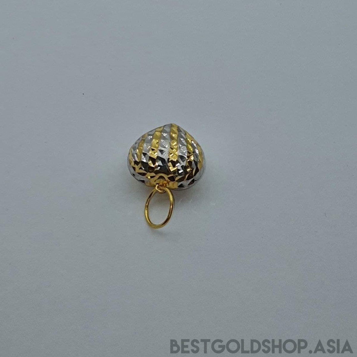 22k / 916 gold cutting heart Large Pendant - Best Gold Shop 22k gold 22k gold pendant 916 gold 916 gold