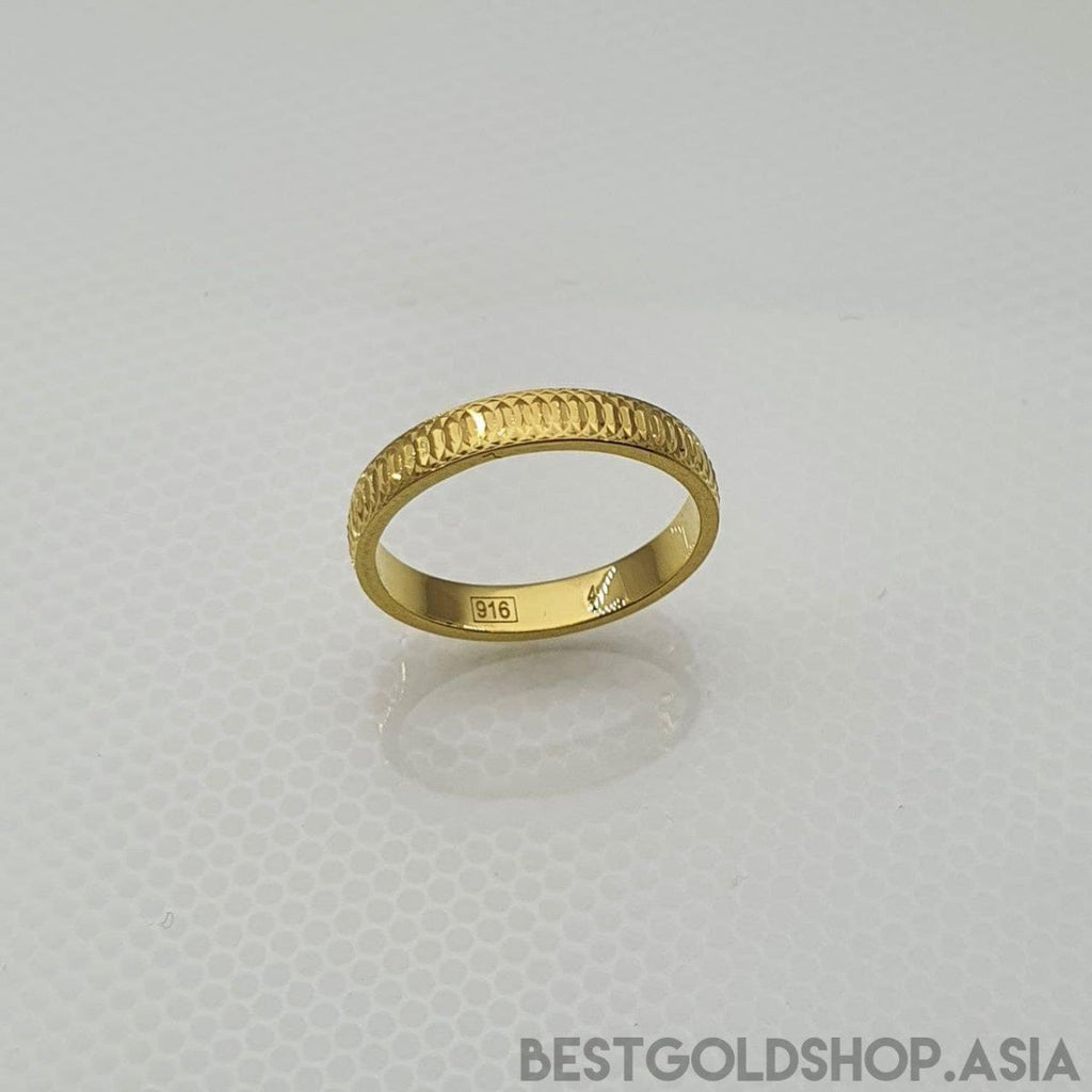 22K / 916 Gold Cutting Pinky Smooth finish V2 - Best Gold Shop 22k gold 22k gold ring 916 gold 916 gold