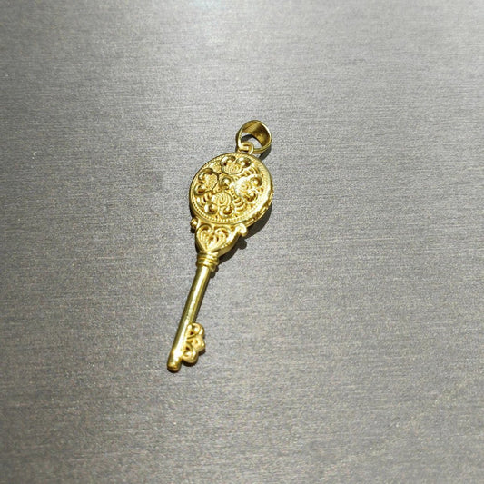 22k / 916 Gold Designer Key - Best Gold Shop 22k gold 22k gold pendant 916 gold Charms & Pendants