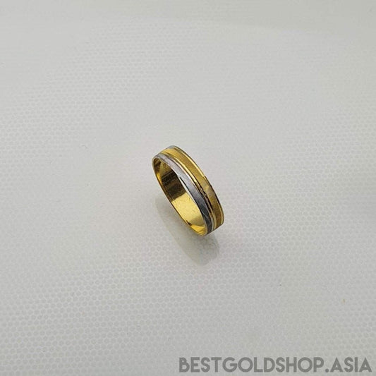 22k / 916 Gold Designer Stripe ring 2 Color - Best Gold Shop 22k gold 22k gold ring 916 gold 916 gold