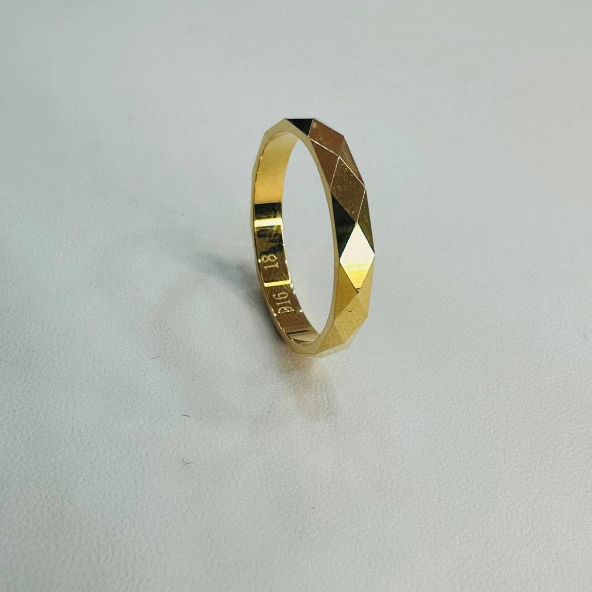22k / 916 Gold Diamond Craving Design Ring - Best Gold Shop 22k gold 22k gold ring 916 gold Rings
