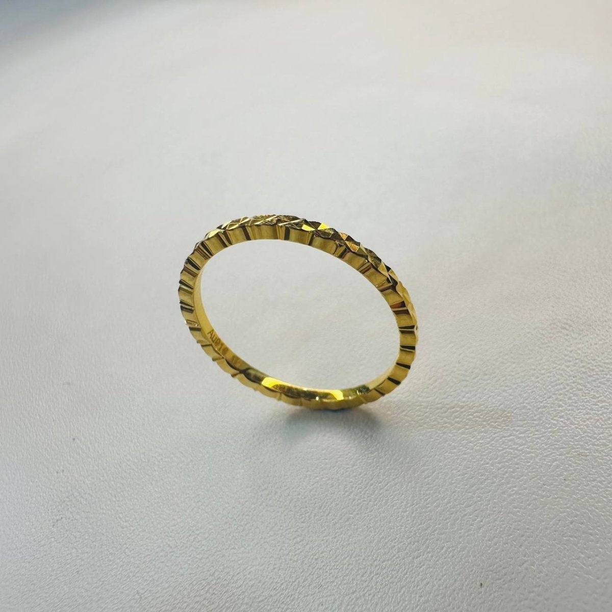 22k / 916 Gold Diamond Cut Pinky Ring - Best Gold Shop 22k gold 22k gold ring 916 gold Rings