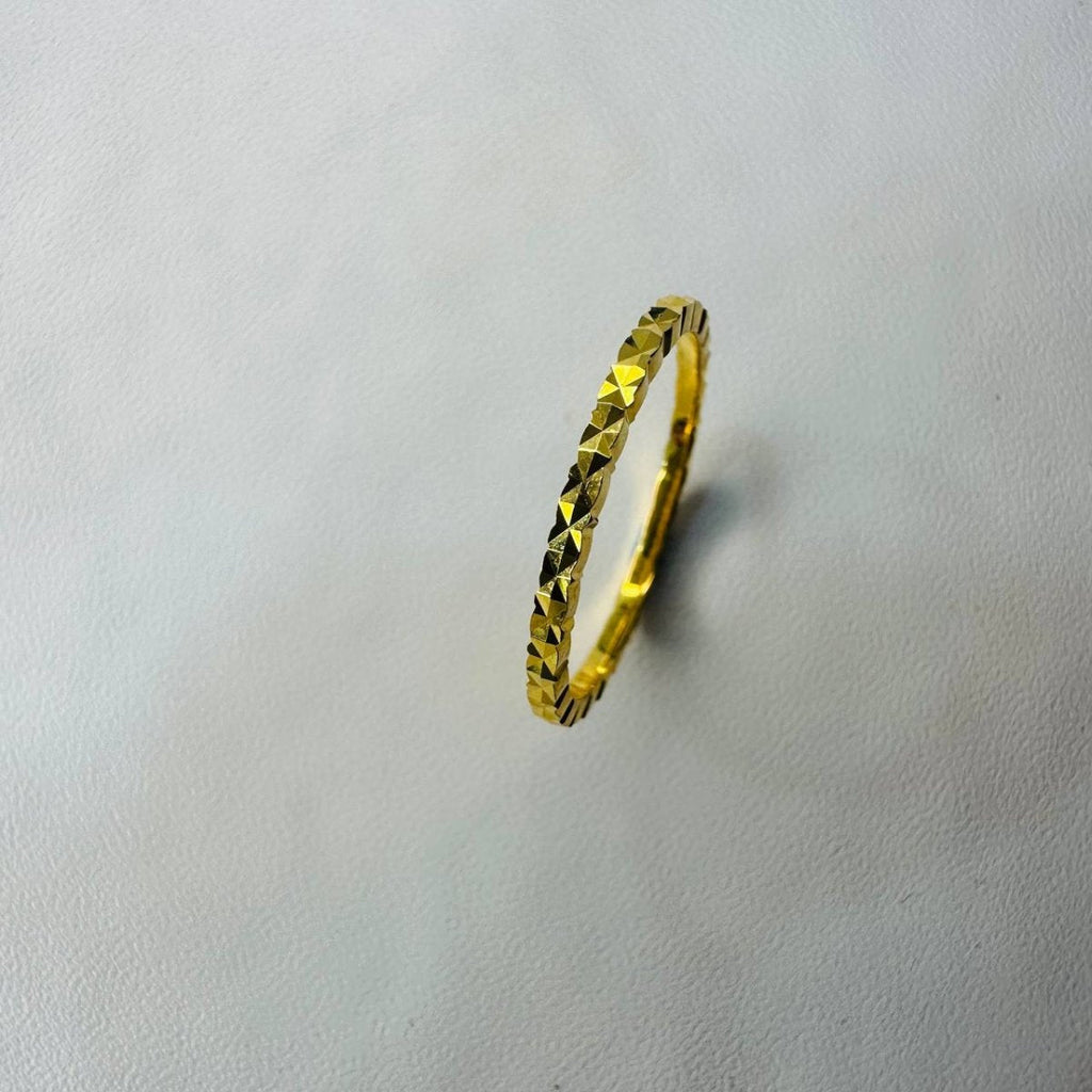 22k / 916 Gold Diamond Cut Pinky Ring - Best Gold Shop 22k gold 22k gold ring 916 gold Rings