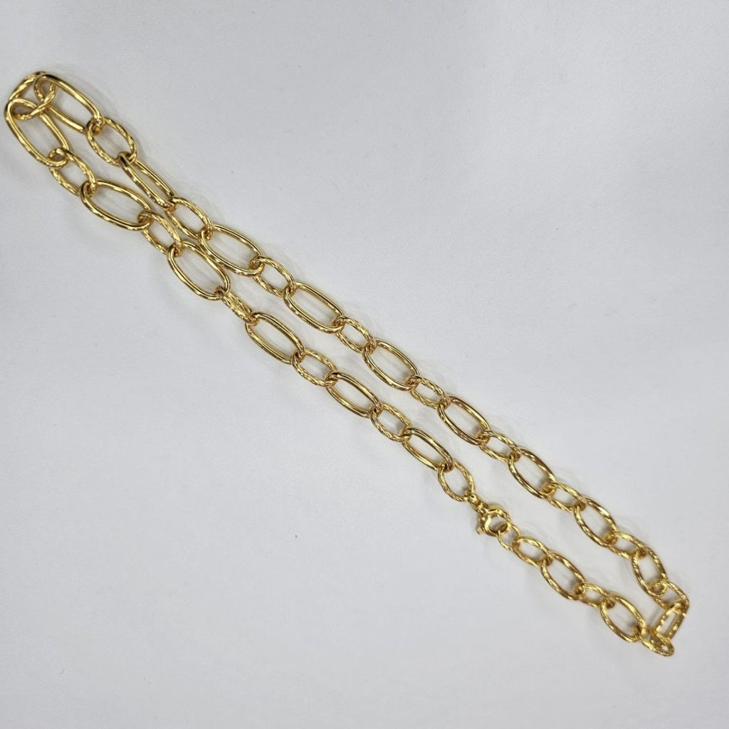 22k / 916 Gold Diamond Cutting Link Necklace by Best Gold Shop - Best Gold Shop 22k gold 22k gold chain 22k gold necklace Bracelets
