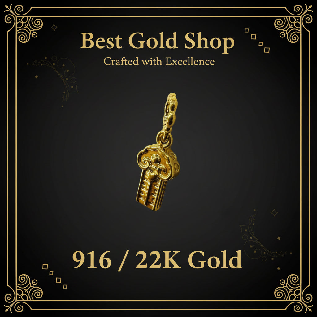 22K / 916 Gold Different Design 0.13 to 0.25 grams Weight Pendants and Charms - 22k gold pendant Charms & Pendants