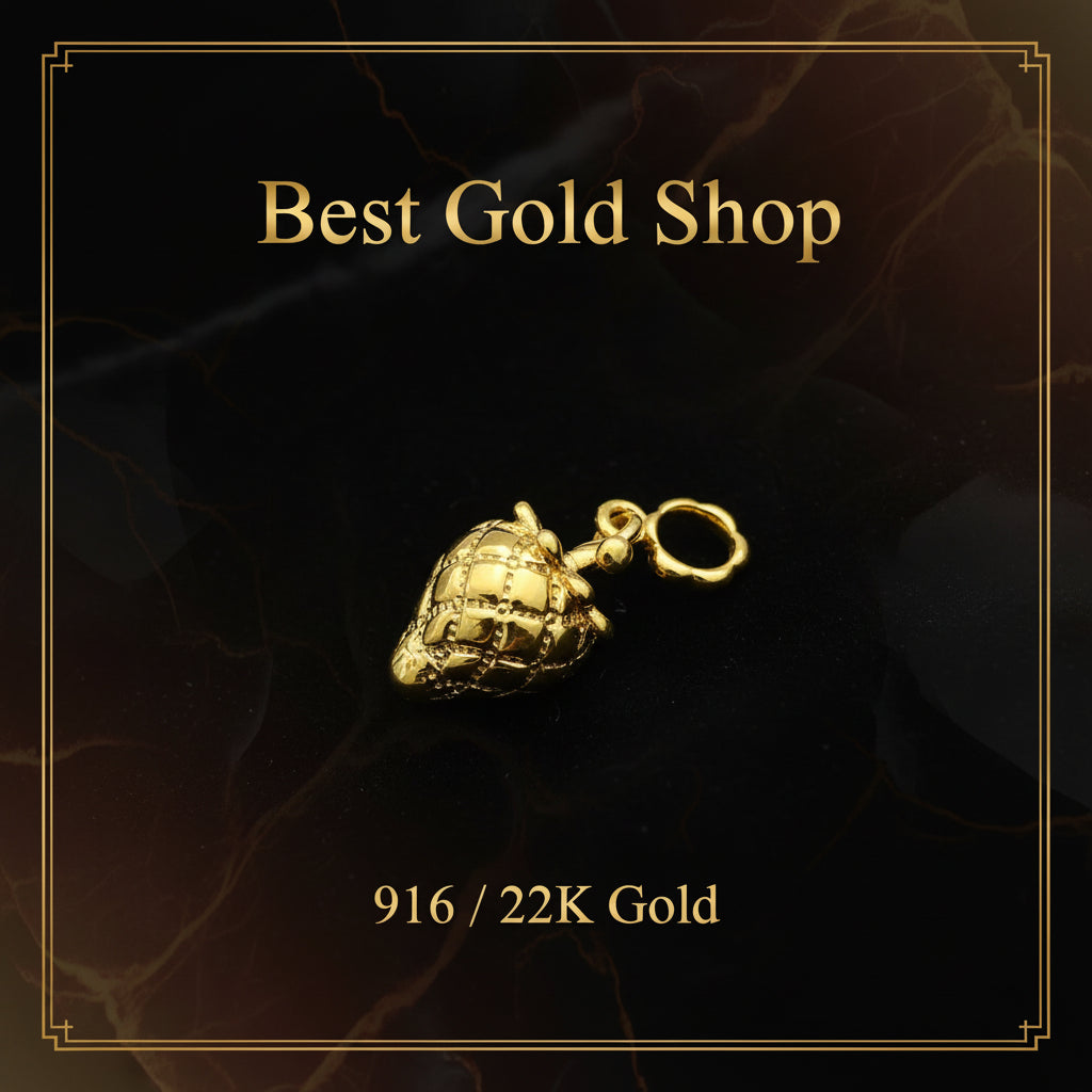22K / 916 Gold Different Design 0.13 to 0.25 grams Weight Pendants and Charms - 22k gold pendant Charms & Pendants