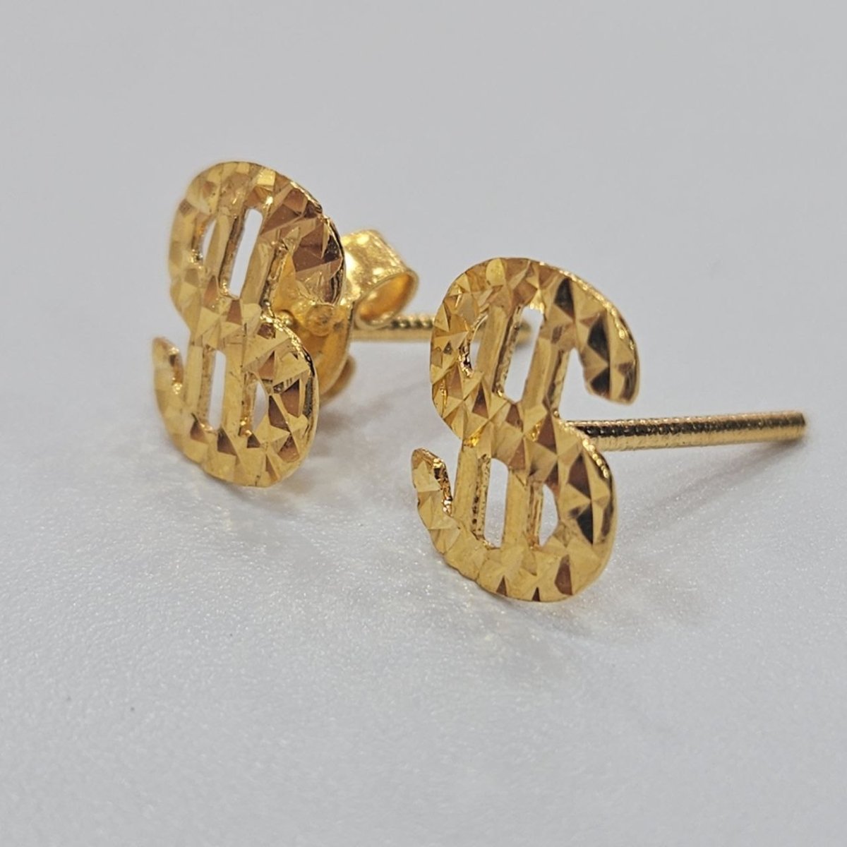 22k / 916 gold dollar Earring by Best Gold Shop - Best Gold Shop 22k gold 22k gold earring 916 gold Earrings