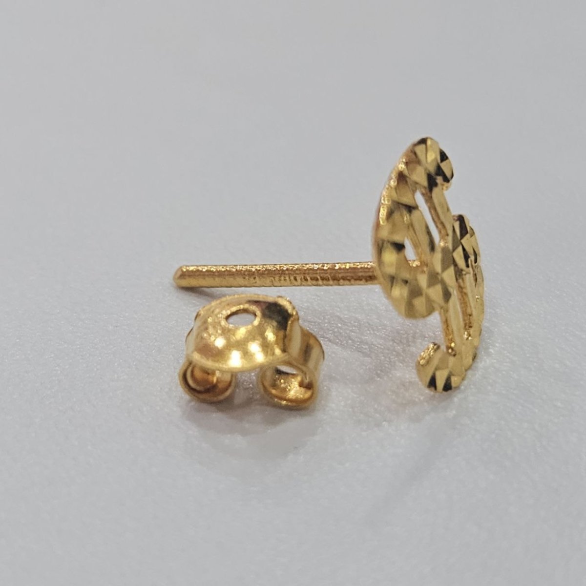 22k / 916 gold dollar Earring by Best Gold Shop - Best Gold Shop 22k gold 22k gold earring 916 gold Earrings