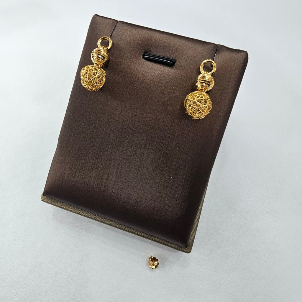 22k / 916 Gold Double Ball Earring - Best Gold Shop 22k gold 22k gold earring 916 gold Earrings