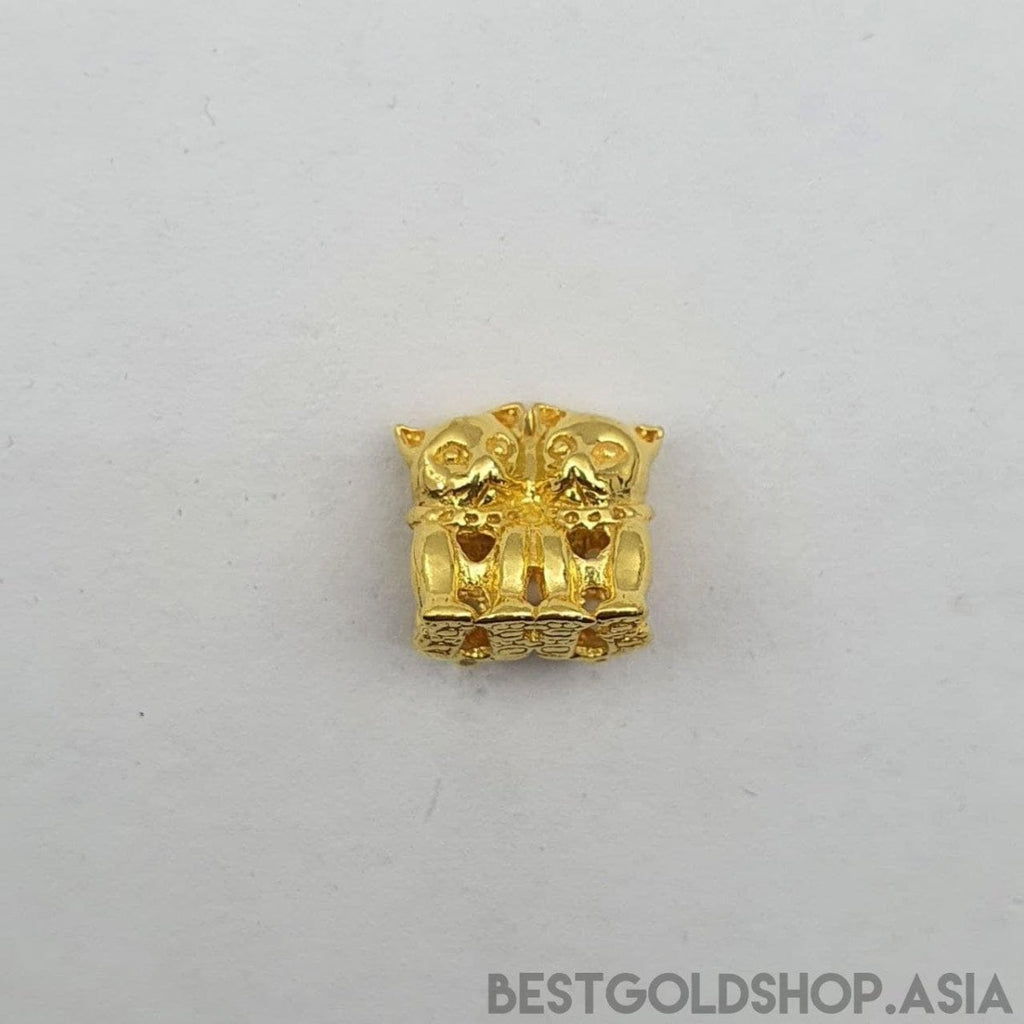 22k / 916 Gold double cat charm - Best Gold Shop 22k gold 22k Gold Charms 916 gold 916 gold