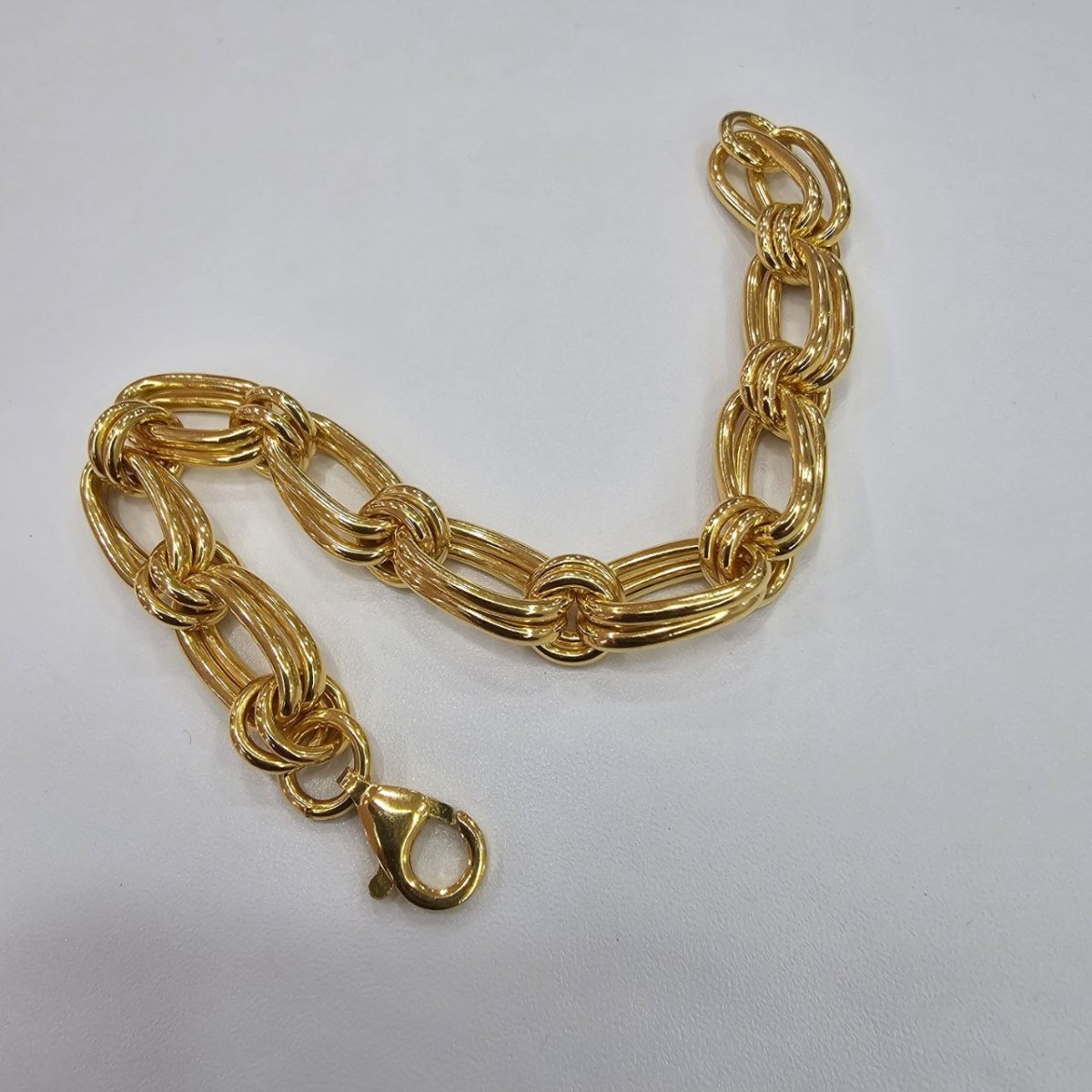 22k / 916 Gold Double Link Bracelet by Best Gold Shop - Best Gold Shop 22k gold 22k gold bracelet 916 gold Bracelets