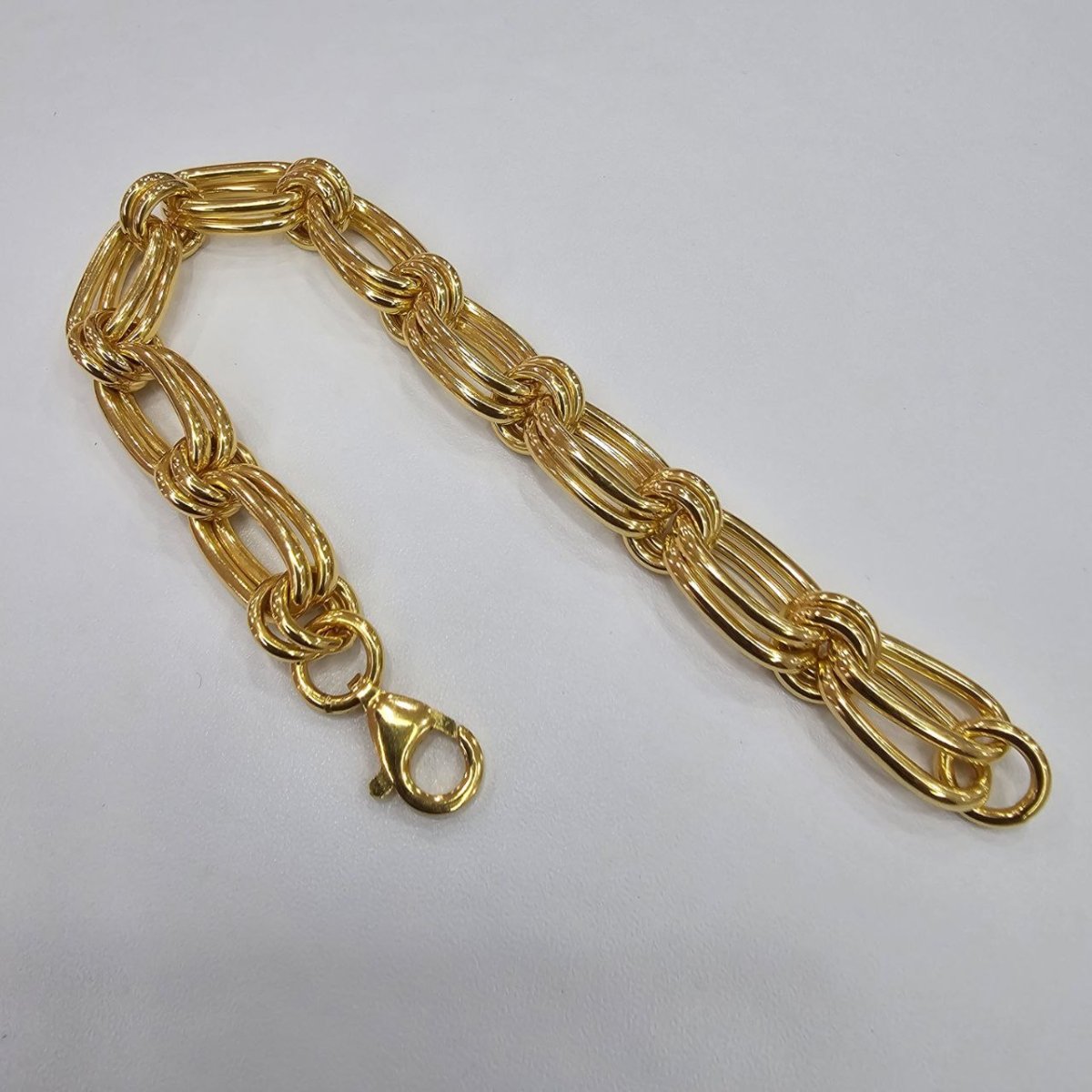 22k / 916 Gold Double Link Bracelet by Best Gold Shop - Best Gold Shop 22k gold 22k gold bracelet 916 gold Bracelets