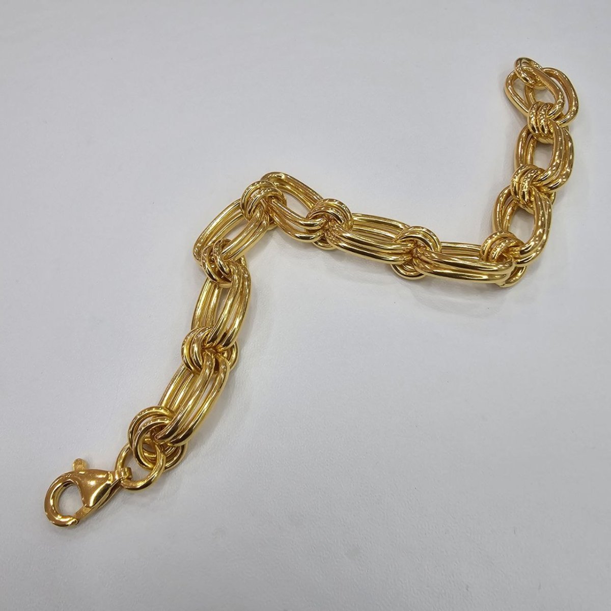 22k / 916 Gold Double Link Bracelet by Best Gold Shop - Best Gold Shop 22k gold 22k gold bracelet 916 gold Bracelets