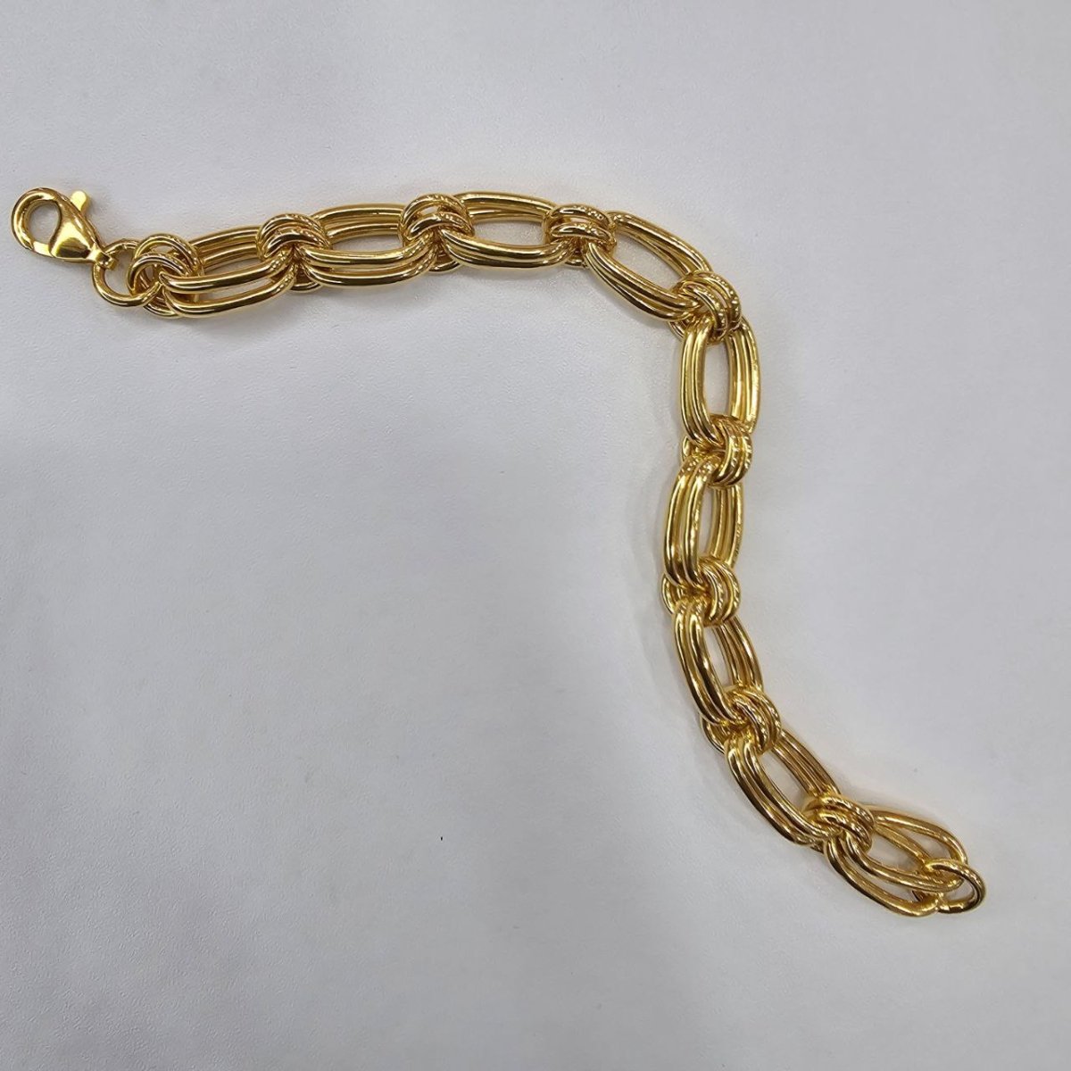 22k / 916 Gold Double Link Bracelet by Best Gold Shop - Best Gold Shop 22k gold 22k gold bracelet 916 gold Bracelets