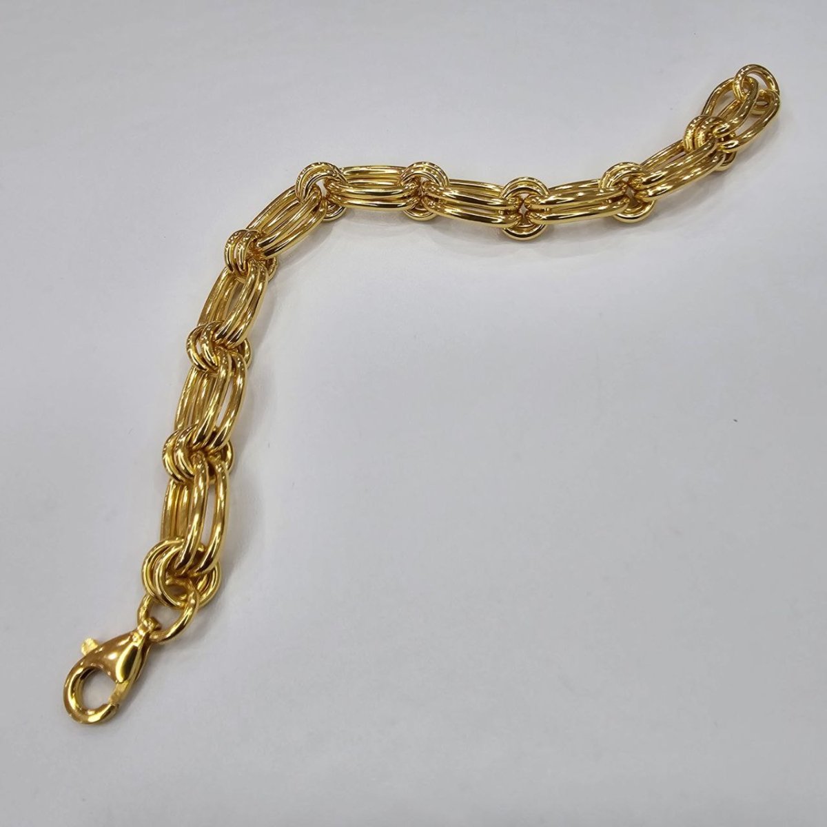 22k / 916 Gold Double Link Bracelet by Best Gold Shop - Best Gold Shop 22k gold 22k gold bracelet 916 gold Bracelets