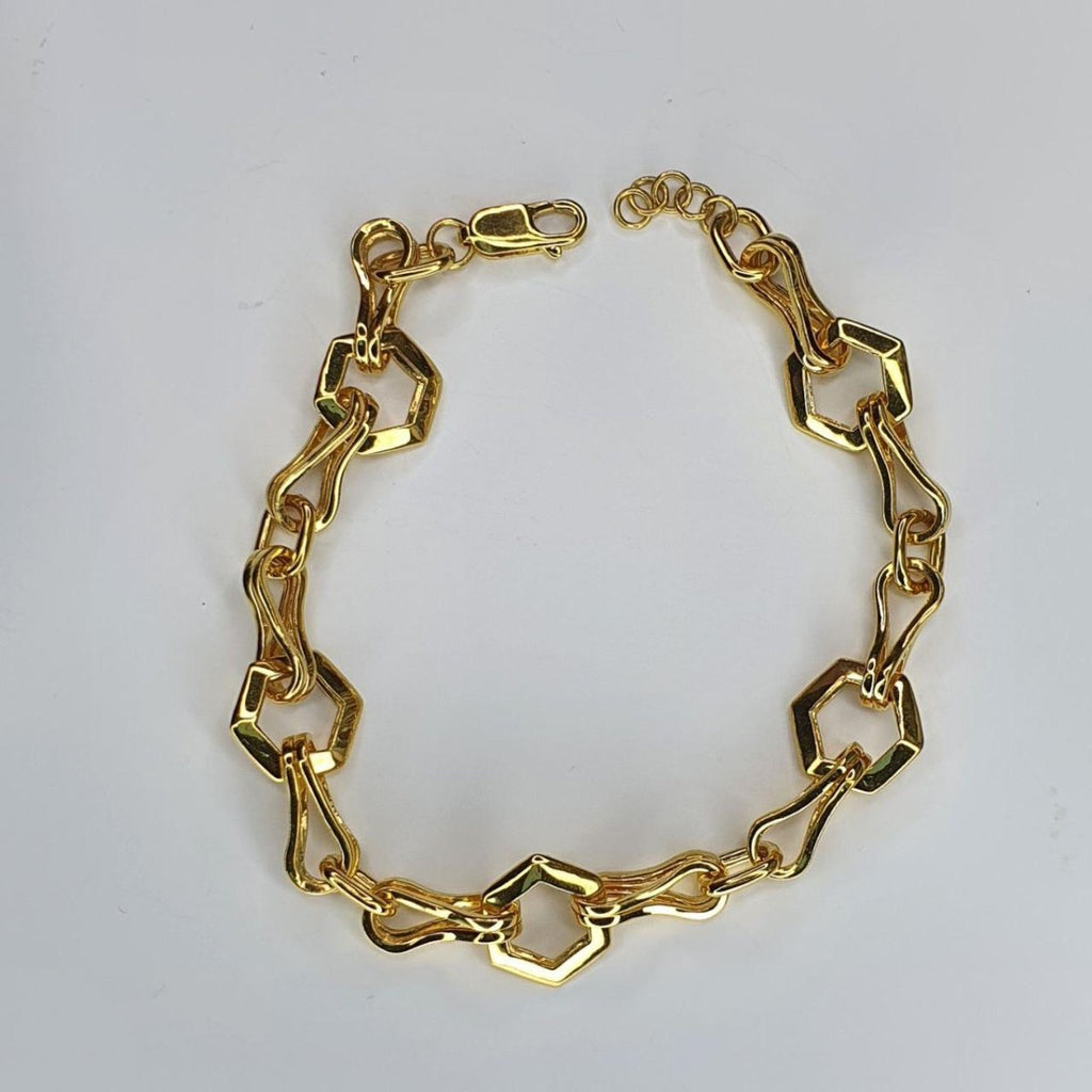 22k / 916 Gold Double Link Bracelet v5 - Best Gold Shop 22k gold 22k gold bracelet 916 gold 916 gold