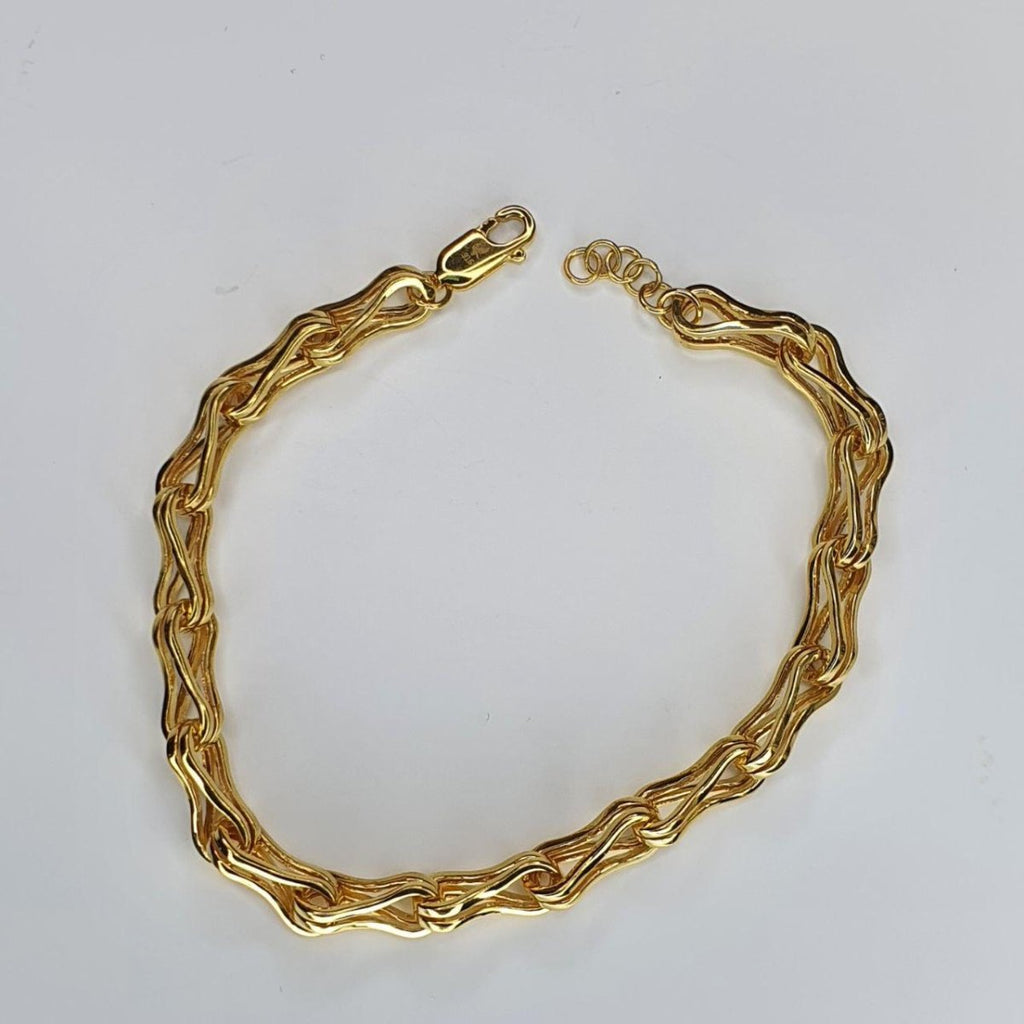 22k / 916 Gold Double Link Bracelet v5 - Best Gold Shop 22k gold 22k gold bracelet 916 gold 916 gold