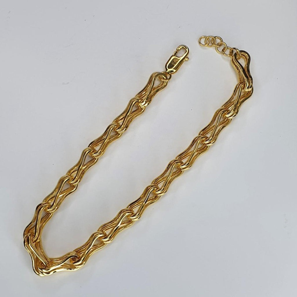 22k / 916 Gold Double Link Bracelet v5 - Best Gold Shop 22k gold 22k gold bracelet 916 gold 916 gold