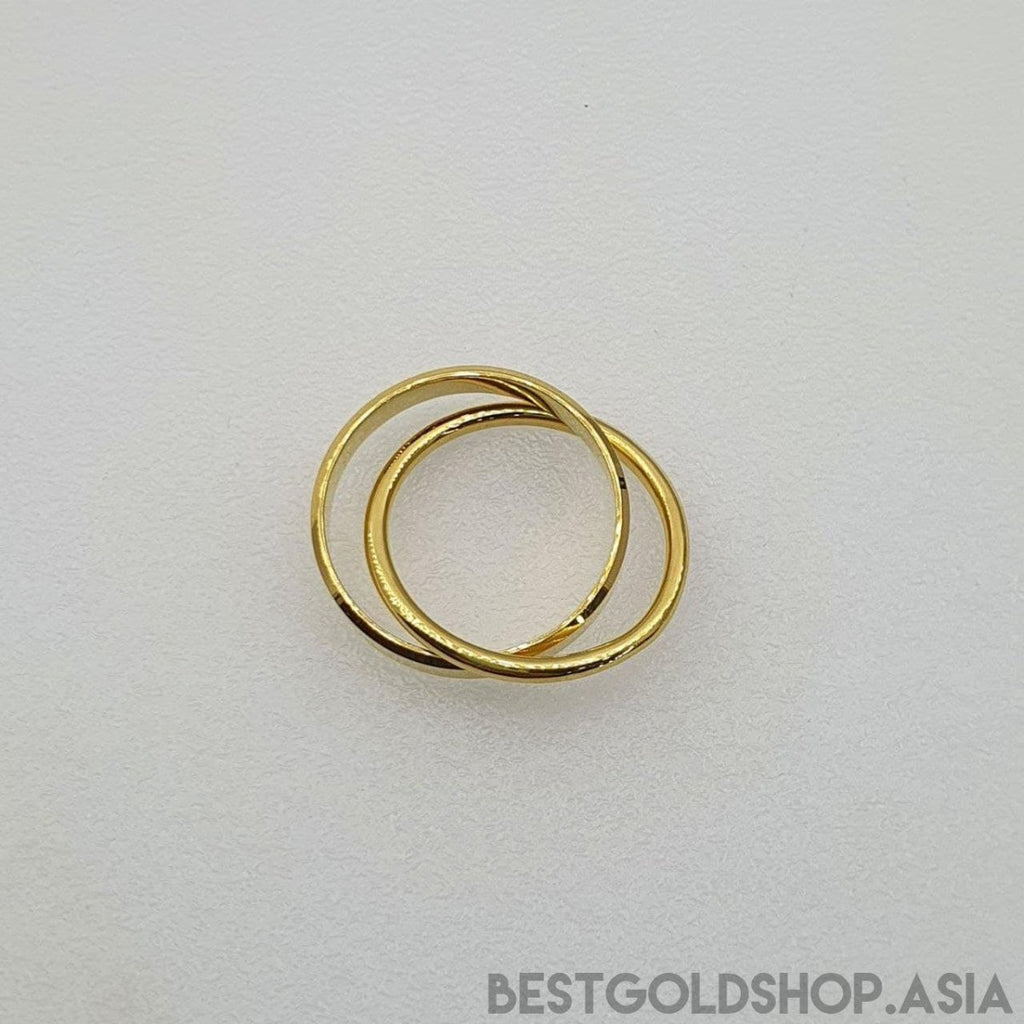 22k / 916 Gold Double Ring - Best Gold Shop 22k gold 22k gold ring 916 gold 916 gold