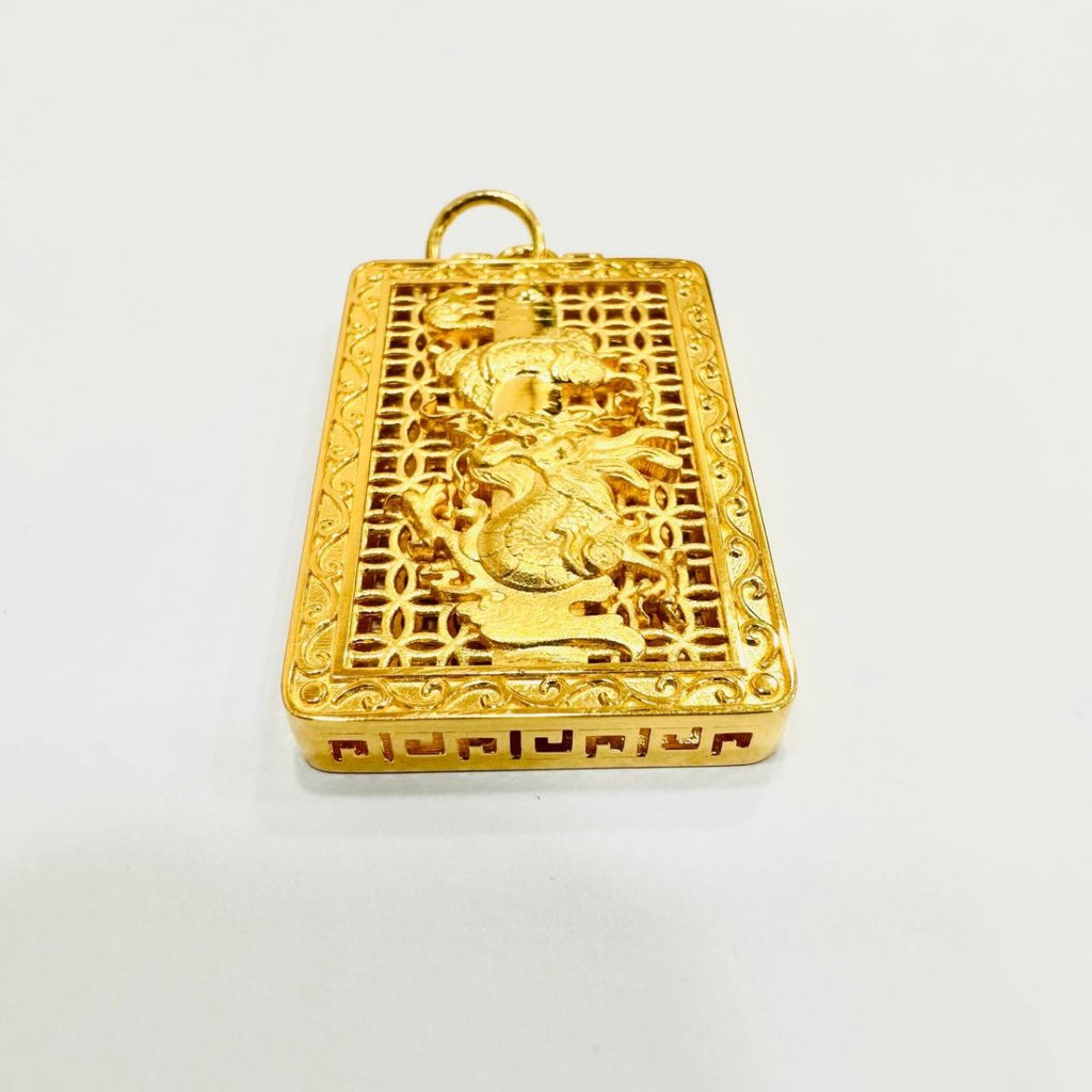 22k / 916 Gold Dragon Pendant Smooth Finish - Best Gold Shop 22k gold 22k gold pendant 916 gold Charms & Pendants