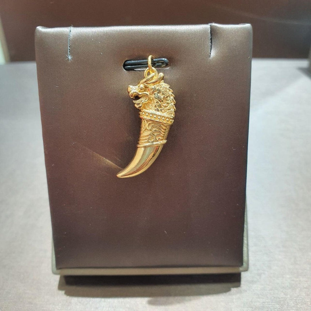 22k / 916 Gold Dragon Tooth Pendant - Best Gold Shop 22k gold 22k gold pendant 916 gold Charms & Pendants