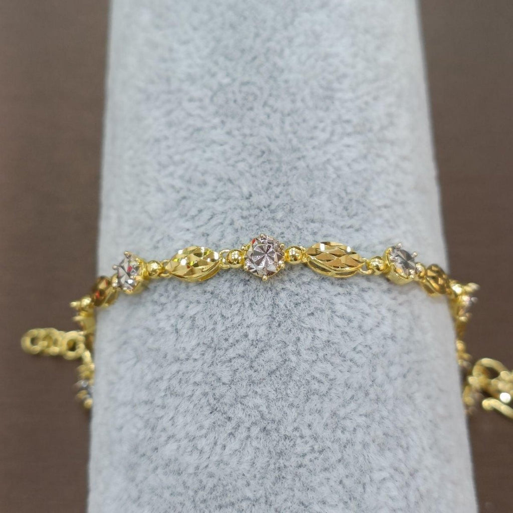 22k / 916 Gold Elegant Bracelet Single side - Best Gold Shop 22k gold 22k gold bracelet 916 gold Bracelets