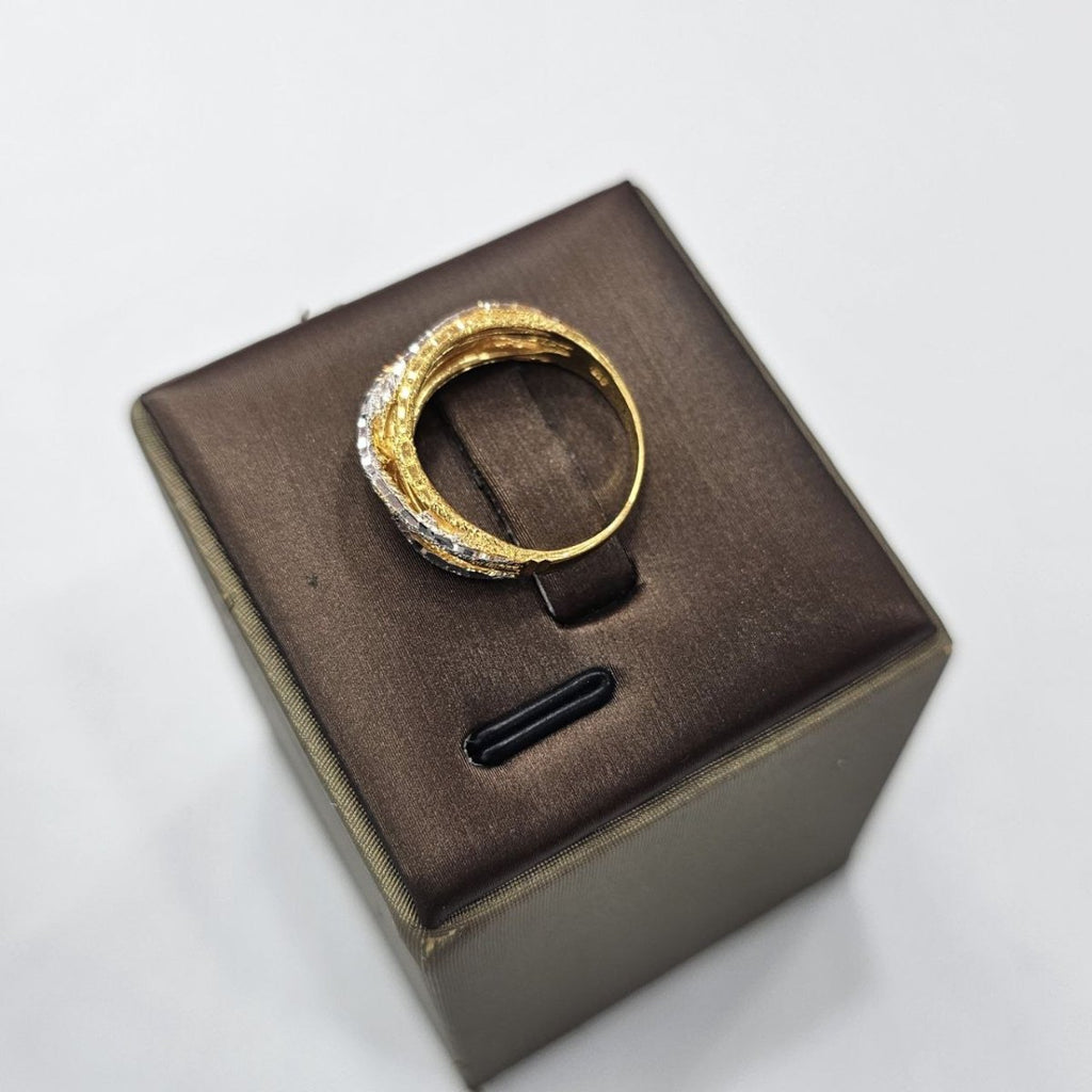 22k / 916 Gold Fancy Ring 2 Tone by Best gold Shop - Best Gold Shop 22k gold 22k gold ring 916 gold Rings