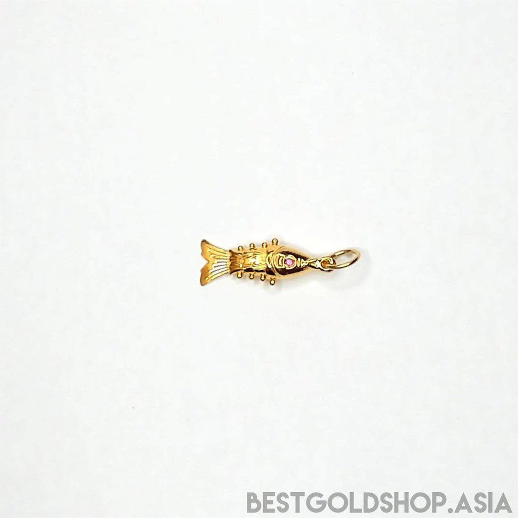 22k / 916 Gold Fighting Fish Pendant Different Size - Best Gold Shop 22k gold 22k gold pendant 916 gold 916 gold