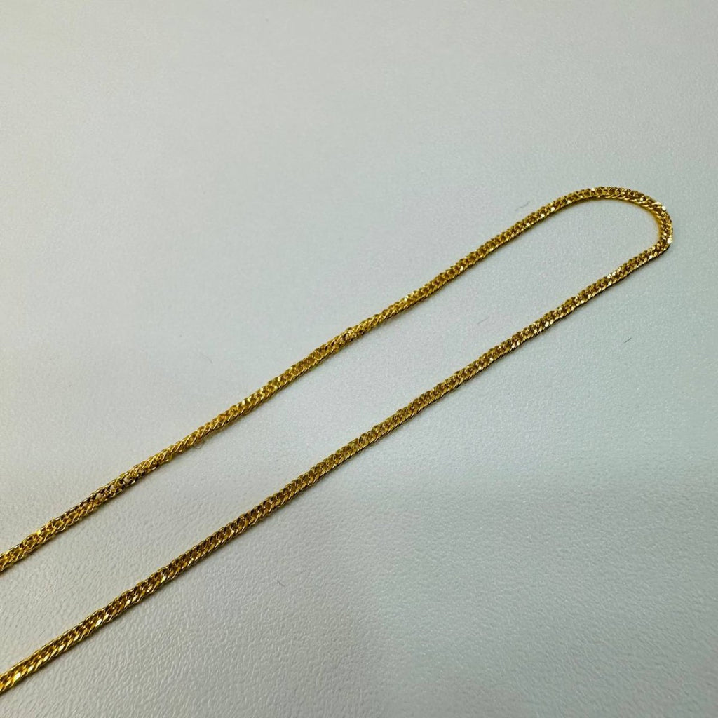 22K / 916 Gold Flat Box Necklace by Best Gold Shop - Best Gold Shop 22k gold 22k gold chain 22k gold necklace Necklaces