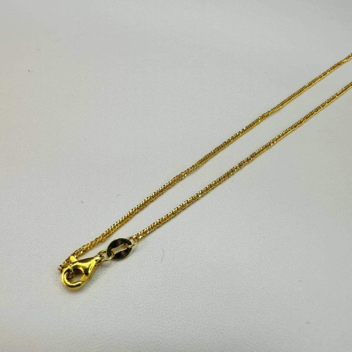 22k / 916 Gold Flat Light Weight Necklace by Best Gold Shop - Best Gold Shop 22k gold 22k gold necklace 916 gold Necklaces