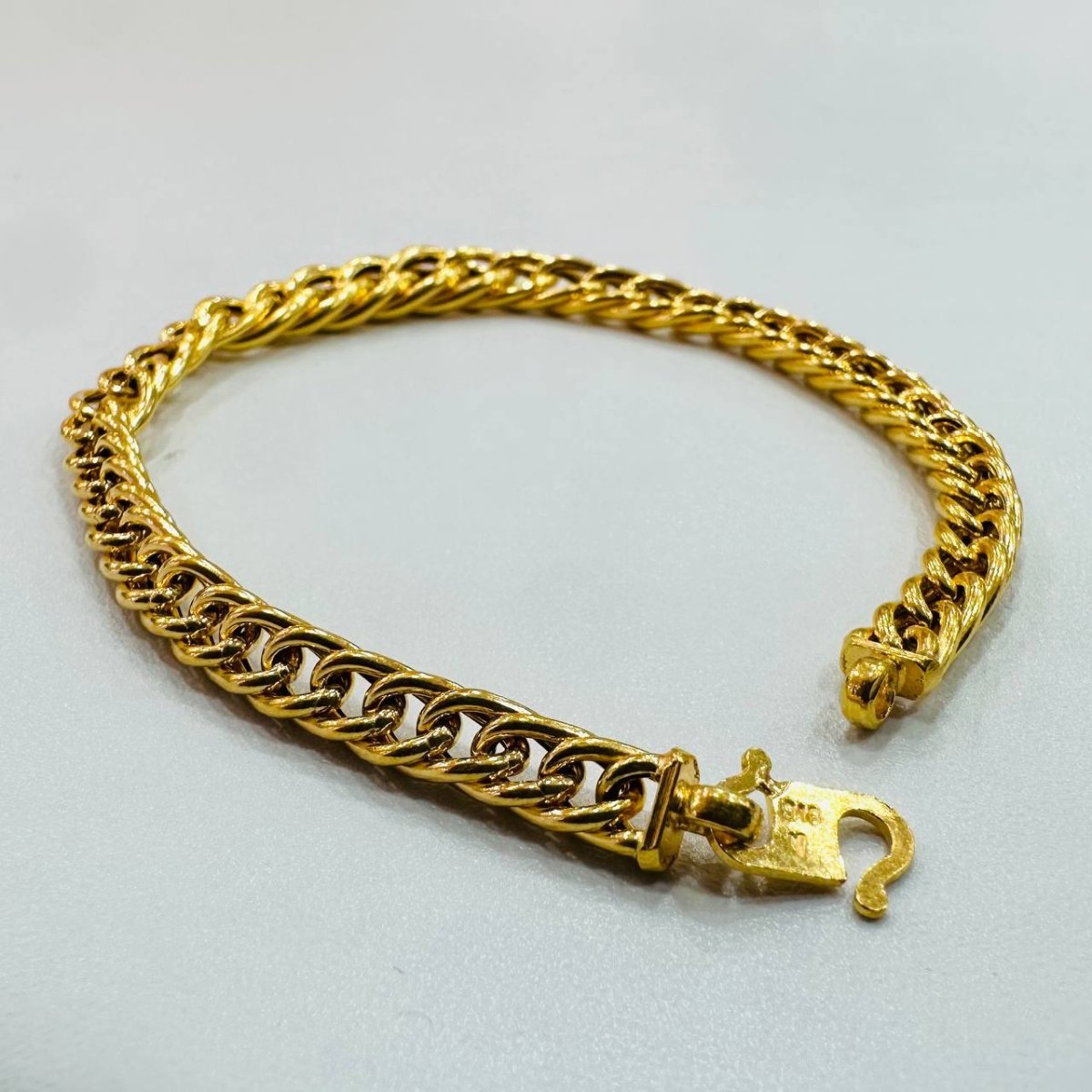 22k / 916 Gold Flat Spike Bracelet - Best Gold Shop 22k gold 22k gold bracelet 916 gold Bracelets