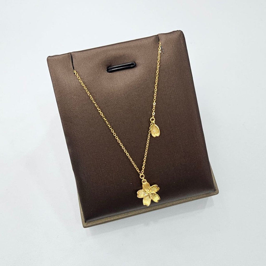 22k / 916 Gold Flower Necklace by Best Gold Shop - Best Gold Shop 22k gold 22k gold necklace 916 gold Necklaces