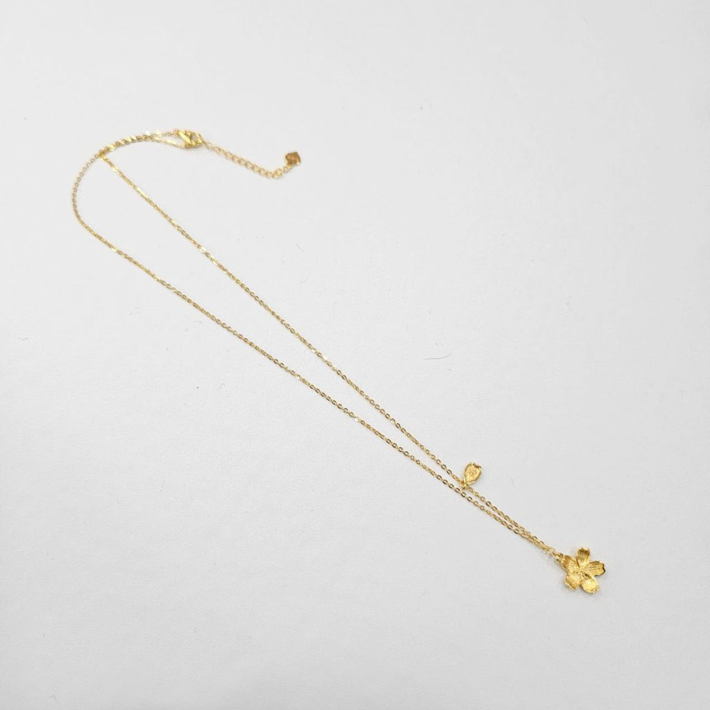 22k / 916 Gold Flower Necklace by Best Gold Shop - Best Gold Shop 22k gold 22k gold necklace 916 gold Necklaces